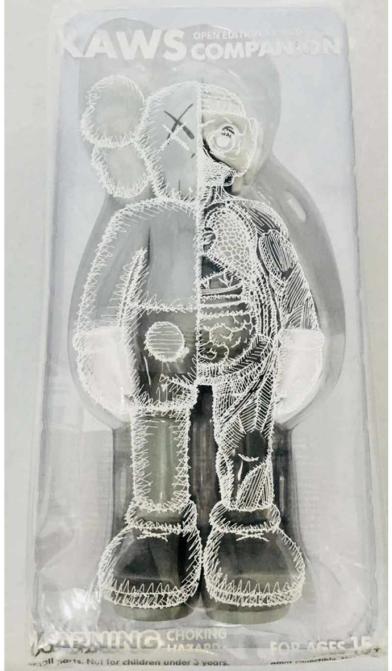 KAWS, Medicom Toy Flayed Companion Grey Available For KAWS, Medicom Toy Flayed Companion Grey Available For
